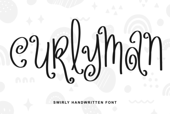 Curlyman Font - Whimsical Lettering Fonts