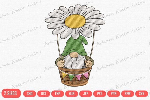 Daisy Gnome Hot Air Balloon