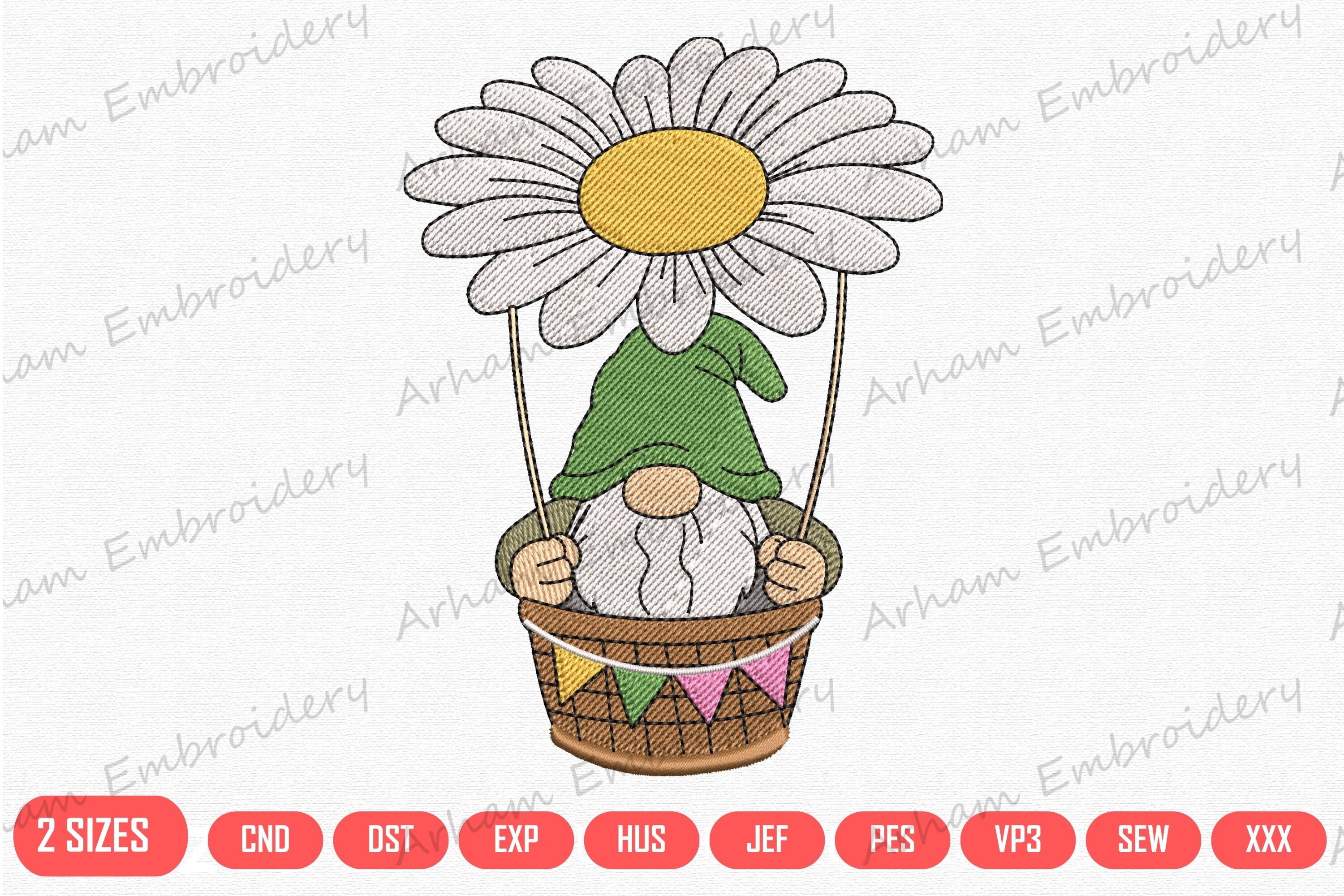 Daisy Gnome Hot Air Balloon