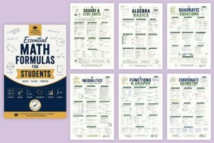 Essential Math Formulas for Students Graphic by KDPMart · Creative Fabrica