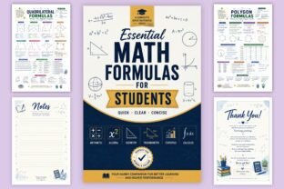 Essential Math Formulas for Students Graphic by KDPMart · Creative Fabrica