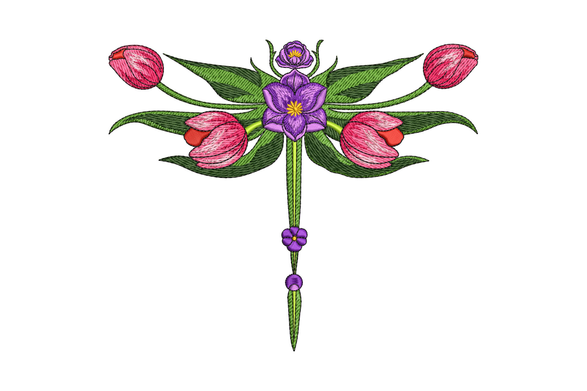 Floral Dragonfly