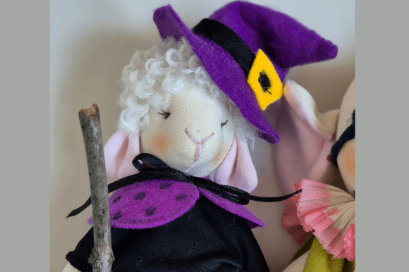 Witch Lamb Halloween Sewing Pattern