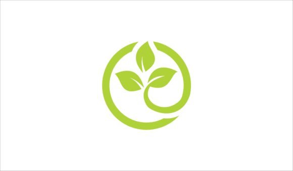 Green Leaf Emblem