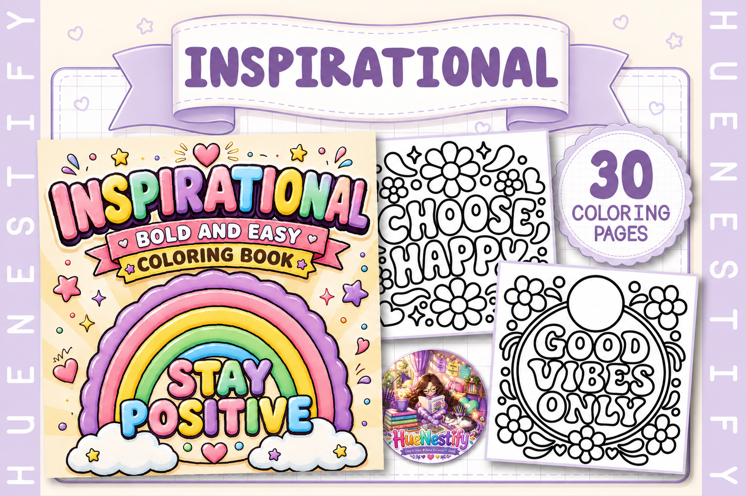 Inspirational Coloring Book for Adults