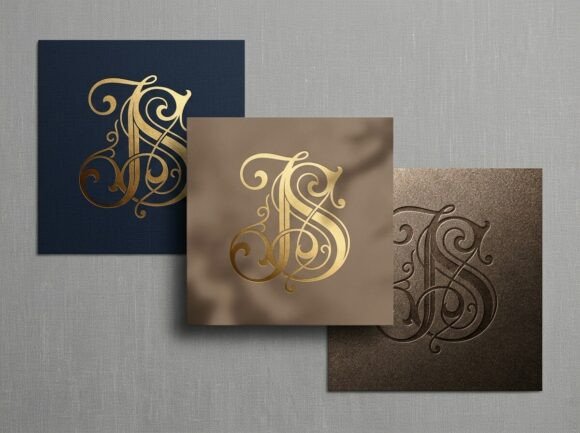 JS Ornate Luxury Monogram Logo