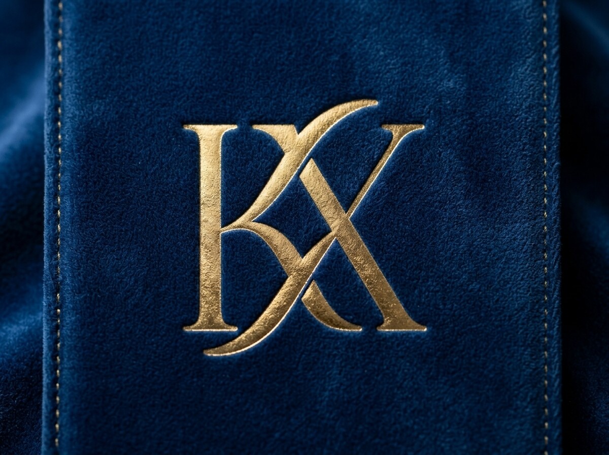 KX Elegant Initial Monogram