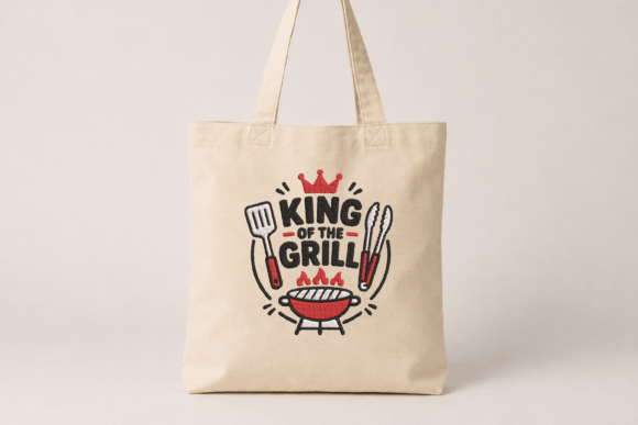 King of the Grill Embroidery Design