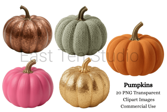 Pumpkin Clipart Bundle Graphics