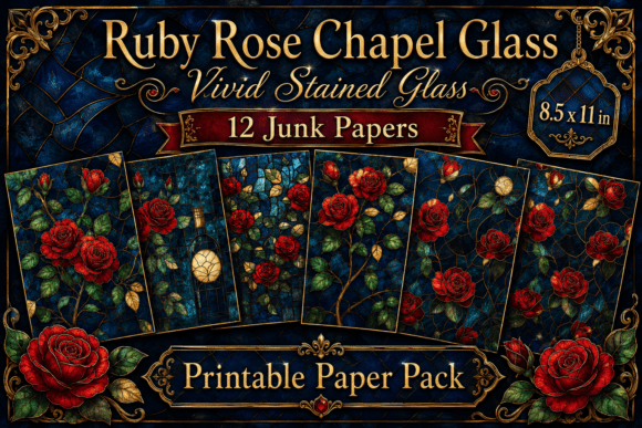 Ruby Rose Chapel Glass Vivid
