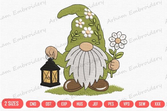 Spring Floral Gnome