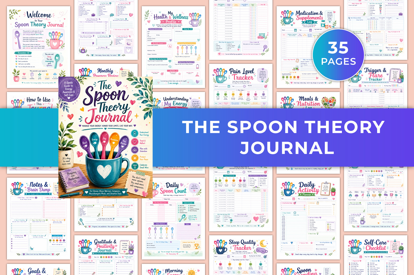 The Spoon Theory Journal KDP Interiors