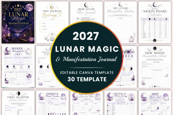 2027 Lunar Magic & Manifestation Journal
