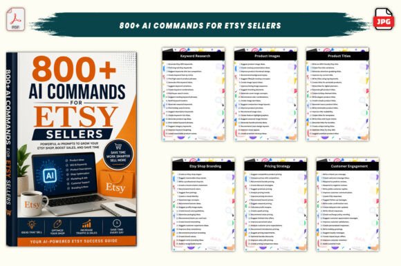 Ai Commands For Etsy Sellers Graphics