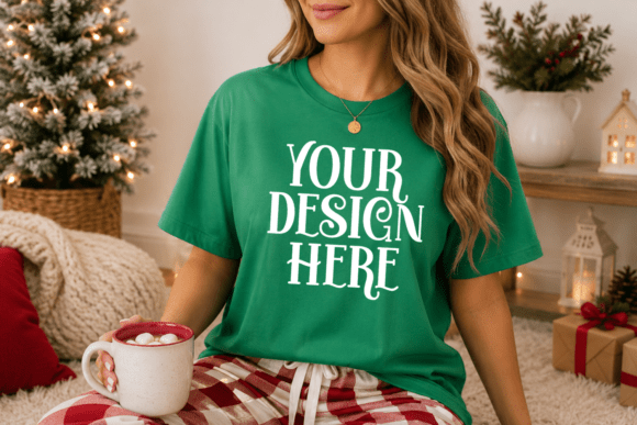 Bella Canvas 3001 Christmas Mockup