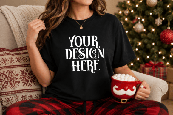 Bella Canvas 3001 Christmas Mockup