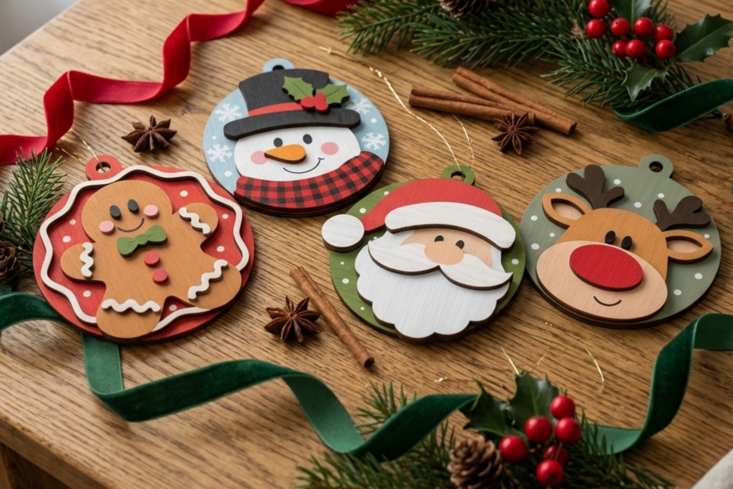 Christmas Ornament Bundle SVG