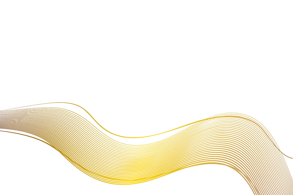 Gold Distorted Wavy Lines