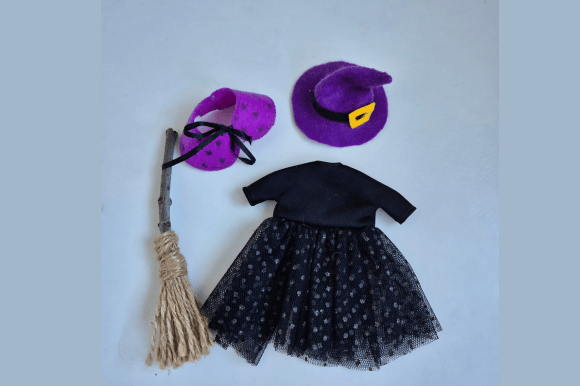 Halloween Witch Doll Clothes Pattern