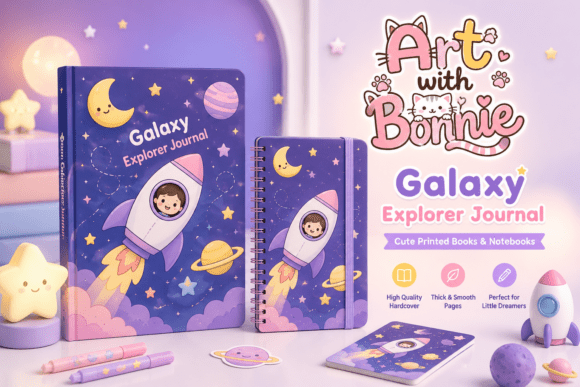 Kids Rocket Notebook and Activity Book