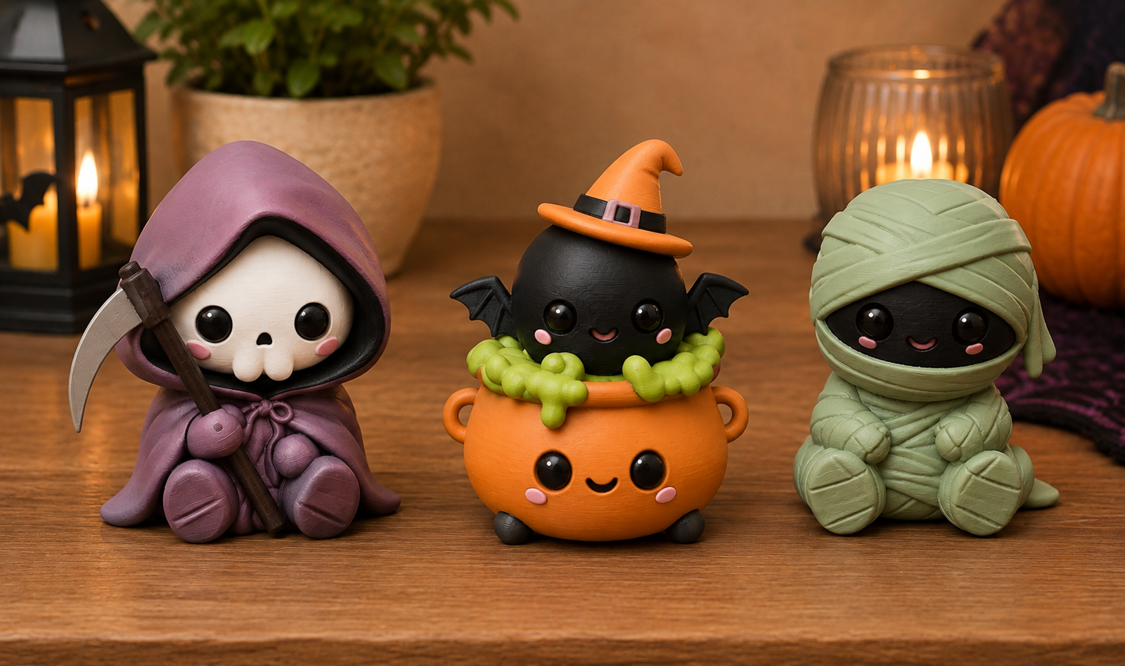Mini Halloween Friends STL Bundle | 3D Print Trio - Image 5