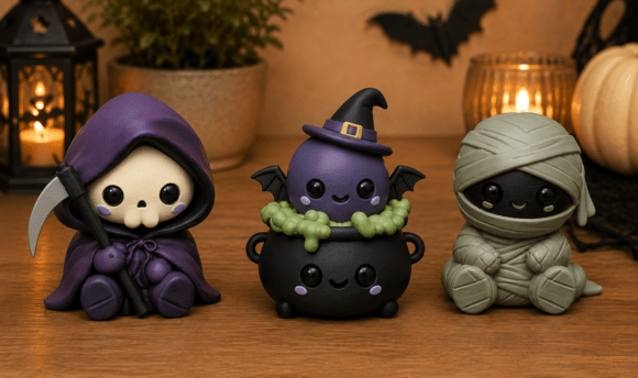 Mini Halloween Friends STL Bundle | 3D Print Trio - Image 4