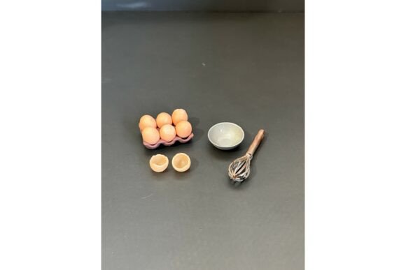 Realistic Miniature Baking Essentials STL Bundle for Dollhouse - Image 1