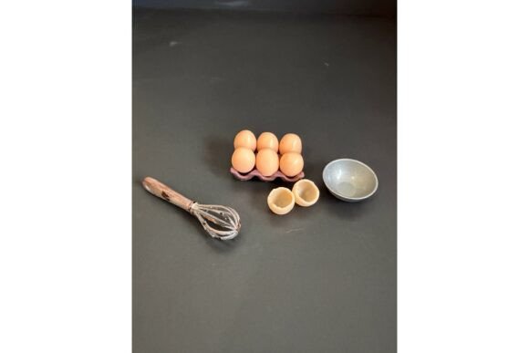 Realistic Miniature Baking Essentials STL Bundle for Dollhouse - Image 8