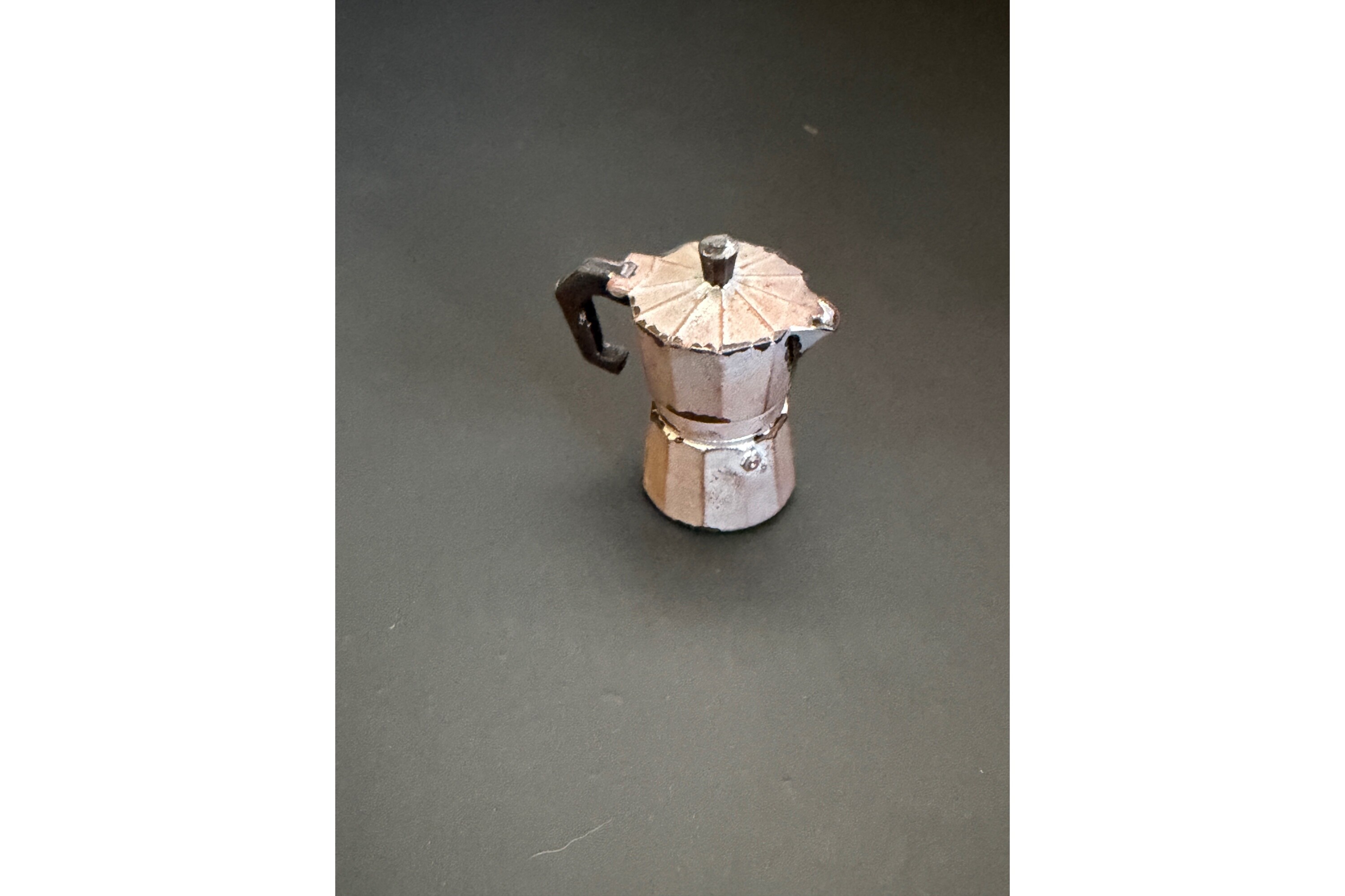 3D Print Dollhouse Moka Pot Coffee Maker STL | Miniature Kitchen Accessory - Image 3