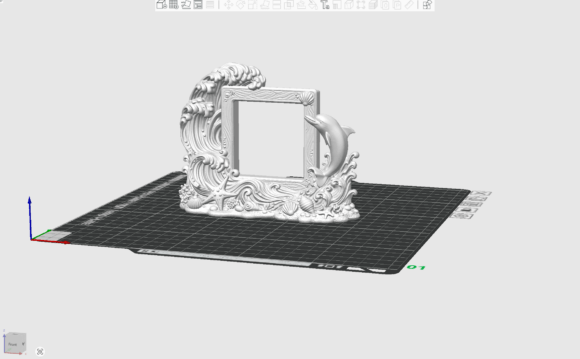 Ocean Dream Picture Frame STL | Coastal 3D Print Model - Image 3