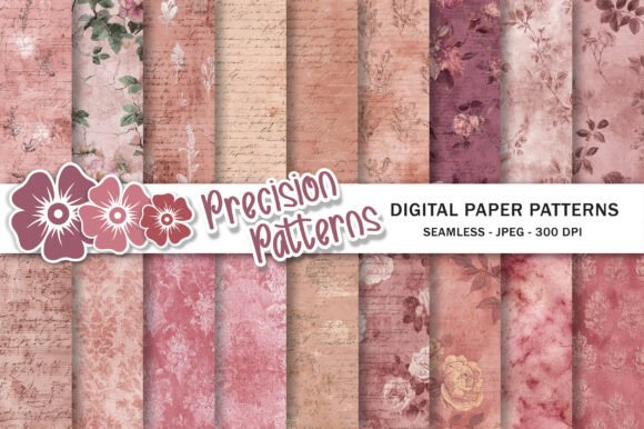 Pink Ephemera Digital Paper