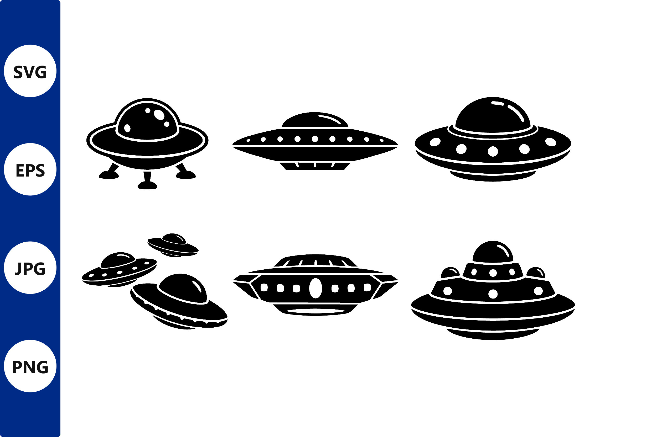 Retro Flying Saucer Collection