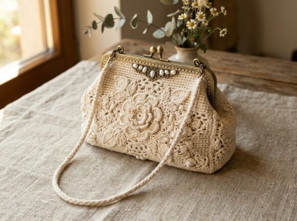 Romantic Crochet Bag Pattern - free crochet bag pattern