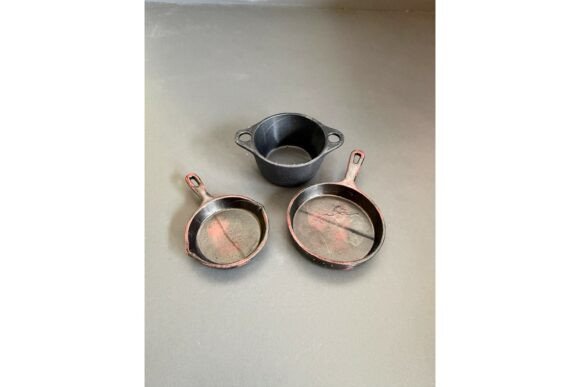 Vintage Cookware Set STL Files | 3D Printables for Dollhouse & Diorama - Image 1