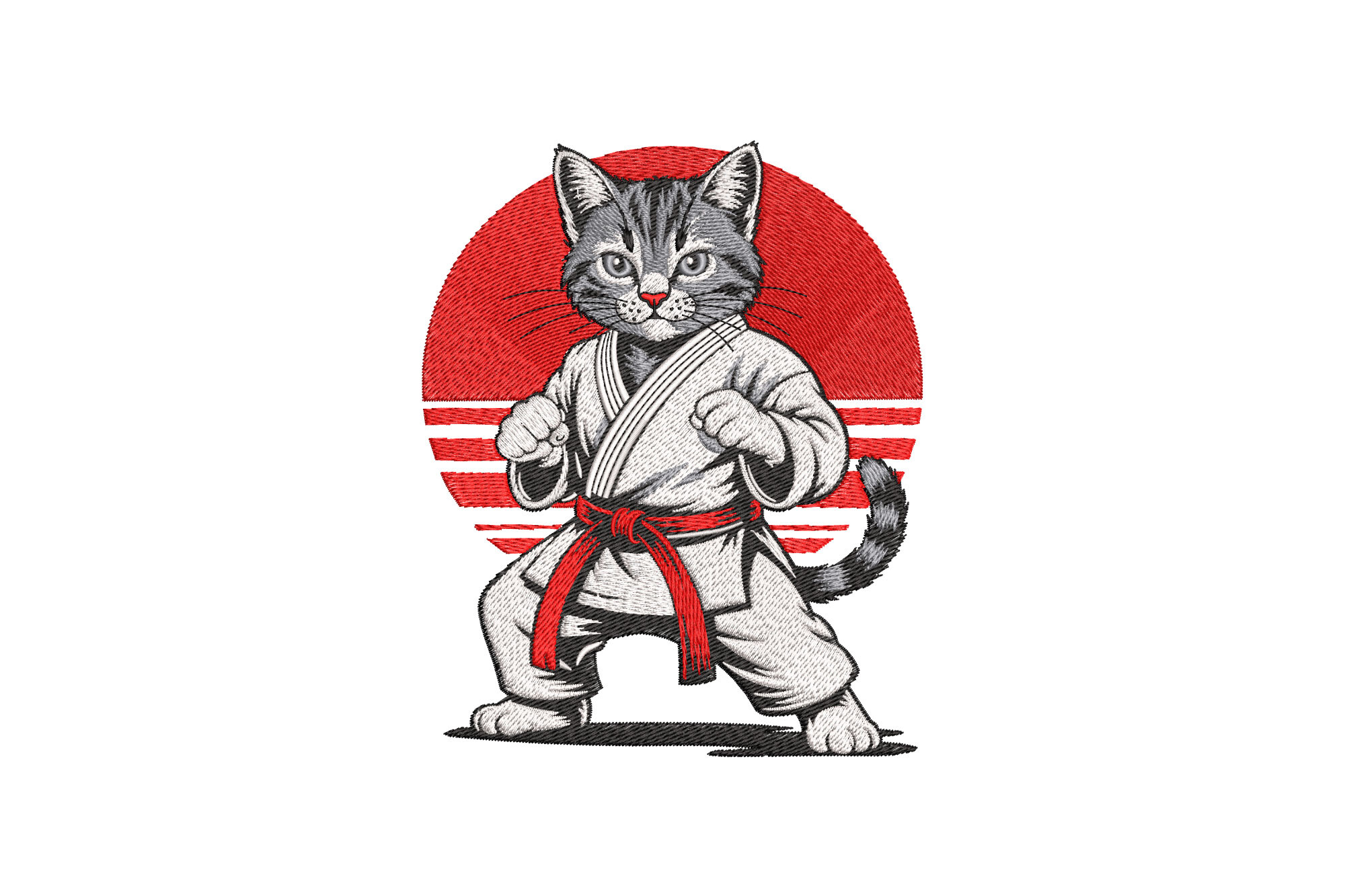 Vintage Karate Cat