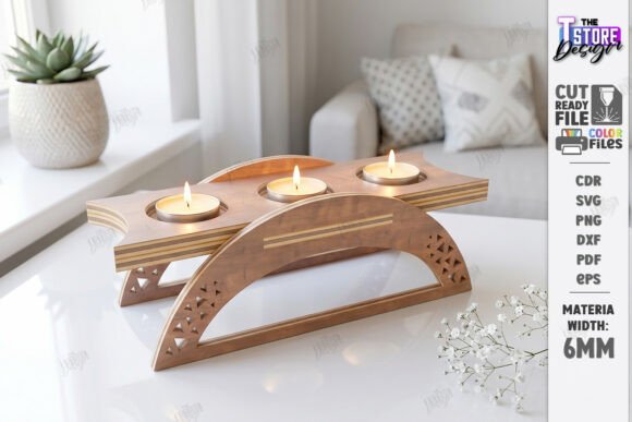 Wooden Tealight Candle Holder Laser Cut Laser Cutting