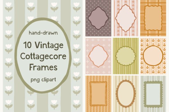 10 Vintage Cottagecore Frames