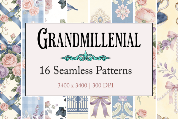 16 Grandmillennial Digital Papers