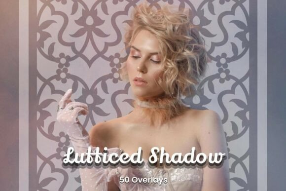 50 Lutticed Shadow Overlays