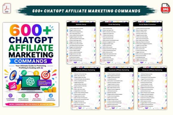600+ ChatGPT Affiliate Marketing Command