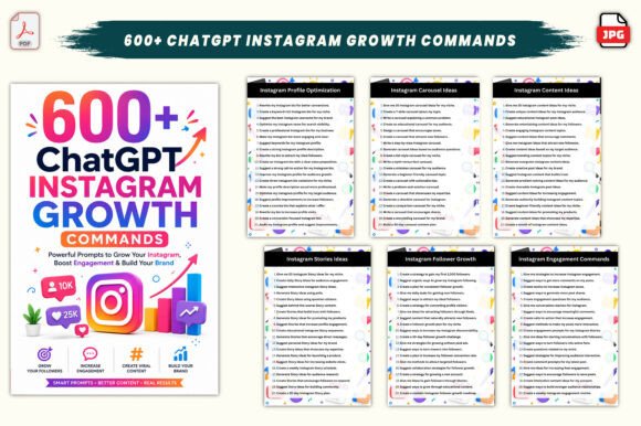 600+ ChatGPT Instagram Growth Commands