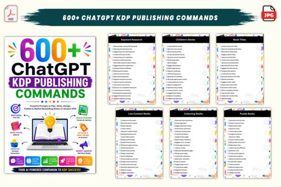 600+ ChatGPT KDP Publishing Commands