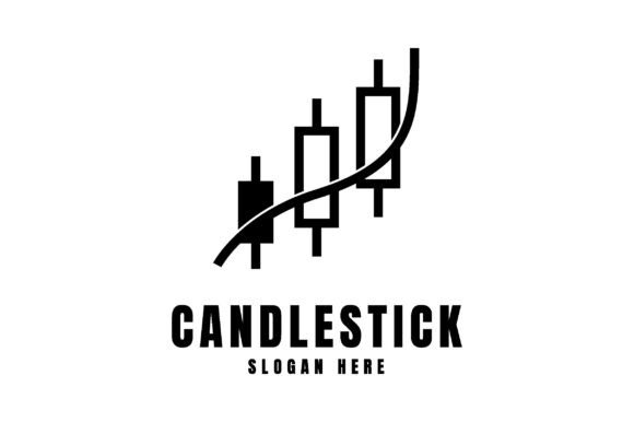 Candlestick Chart with Trend Line Logo