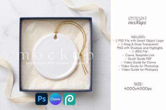 Ceramic Ornament Mockup