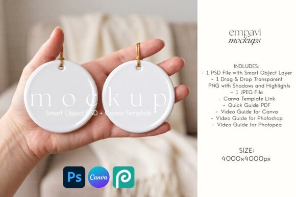 Ceramic Ornament Mockup