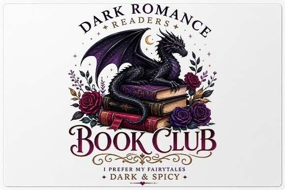 Dark Romance Book Club Dragon PNG