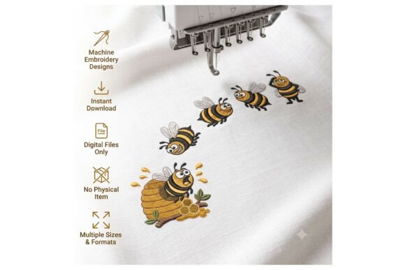 Funny Bees and Beehive