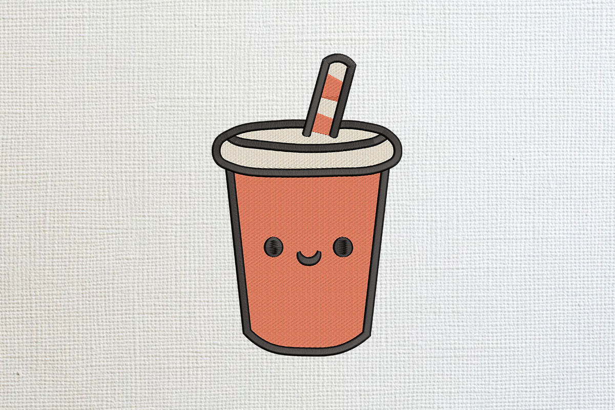 Glass of Water Embroidery