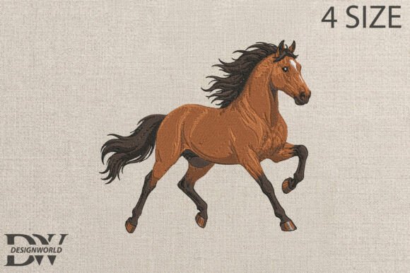 Horse Embroidery Design