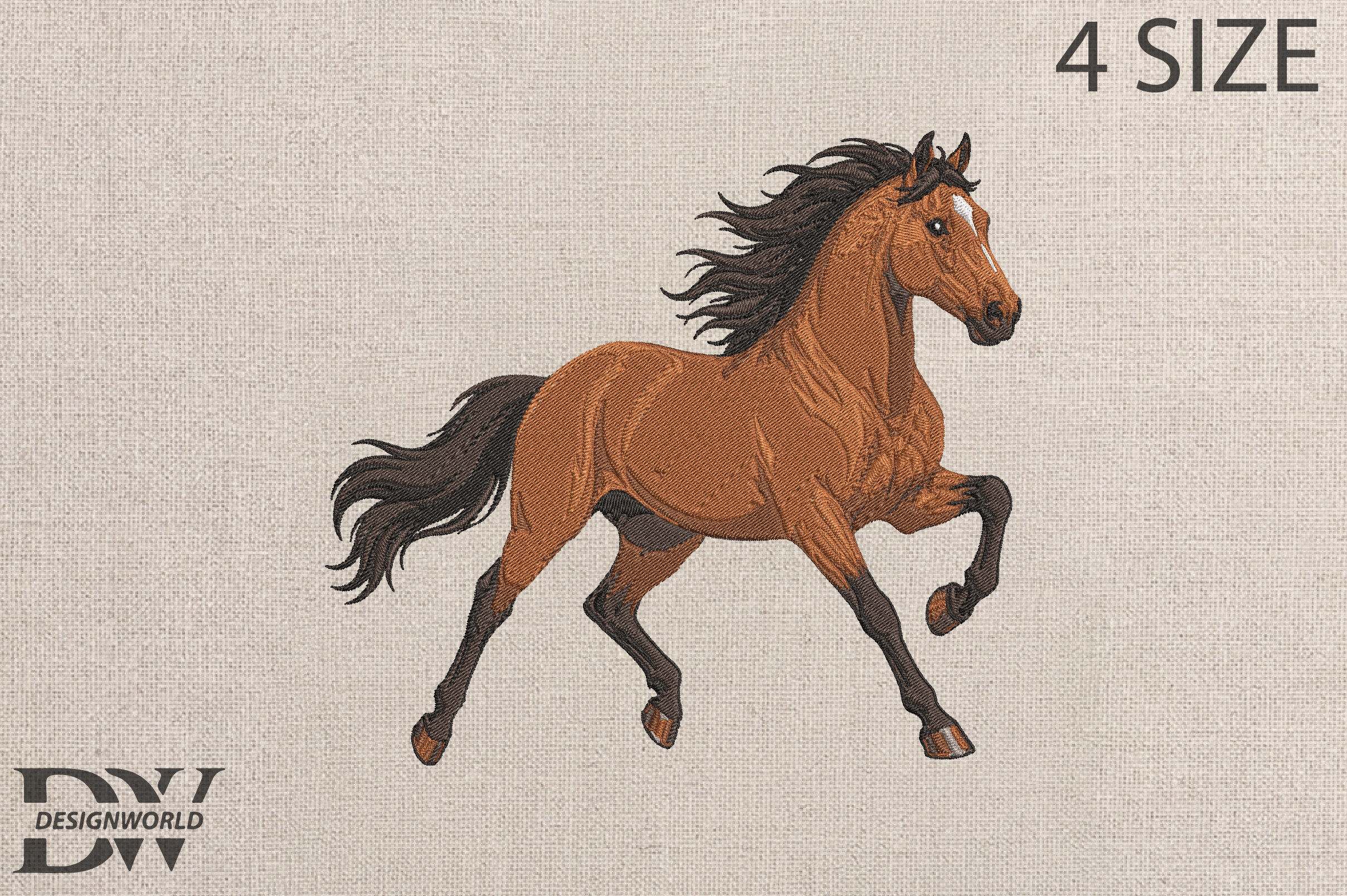 Horse Embroidery Design